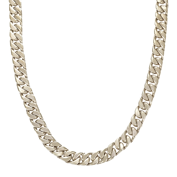 Kette, 925, Silber, Panzer-