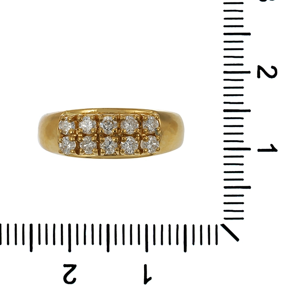 Diamantring, 18K, Gelbgold, Brillanten 0,30 ct