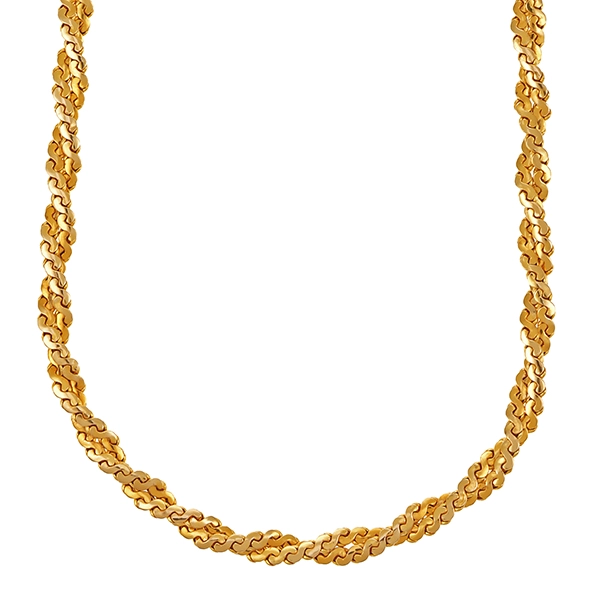 Goldkette,  14K, Gelbgold