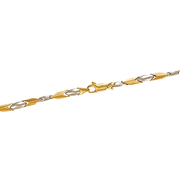 Collier, 14K, Gelb-/Weißgold