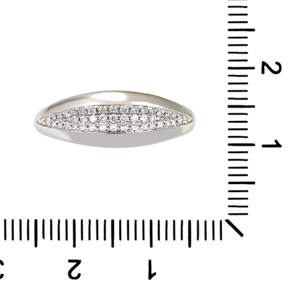 Diamantring, 18K, Weißgold, Brillanten 0,21 ct