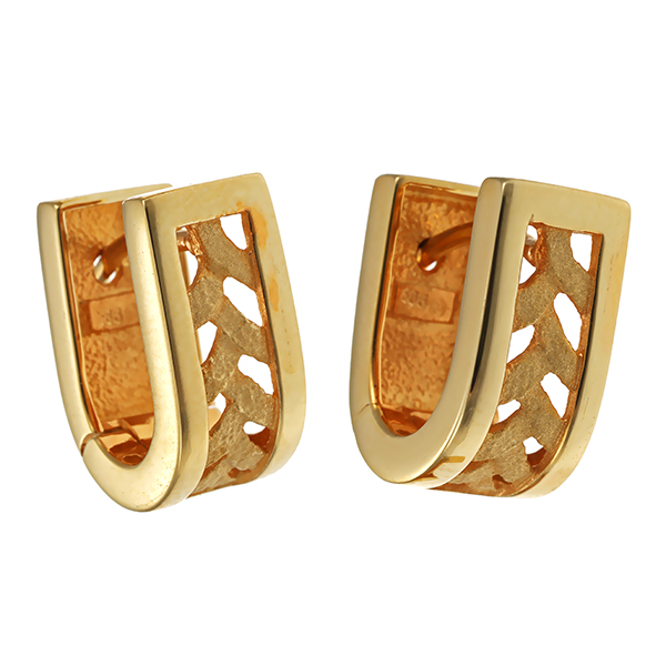 Creolen, 14K, Gelbgold
