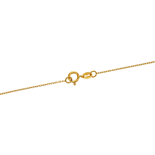 Collier, 18K, Gelbgold, Zirkonia