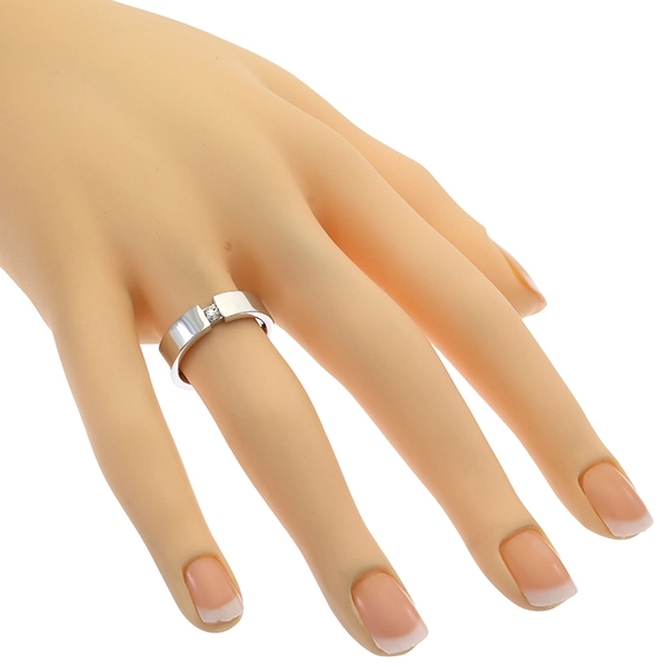 Diamantring, 14K, Weißgold, Brillant