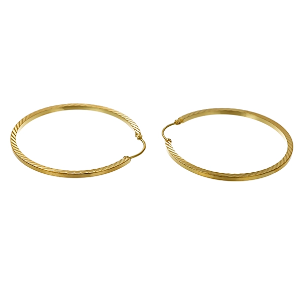 Creolen, 14K, Gelbgold