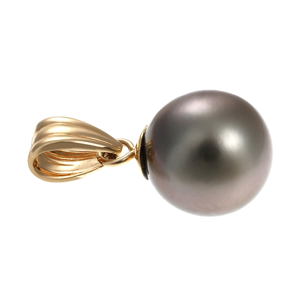 Anhänger, 14K, Gelbgold, Perle