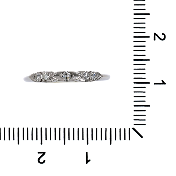 Diamantring, 18K, Weißgold