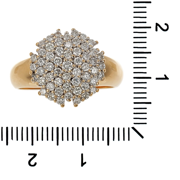 Brillantring, 14K, Gelb-/Weißgold, 1,00ct