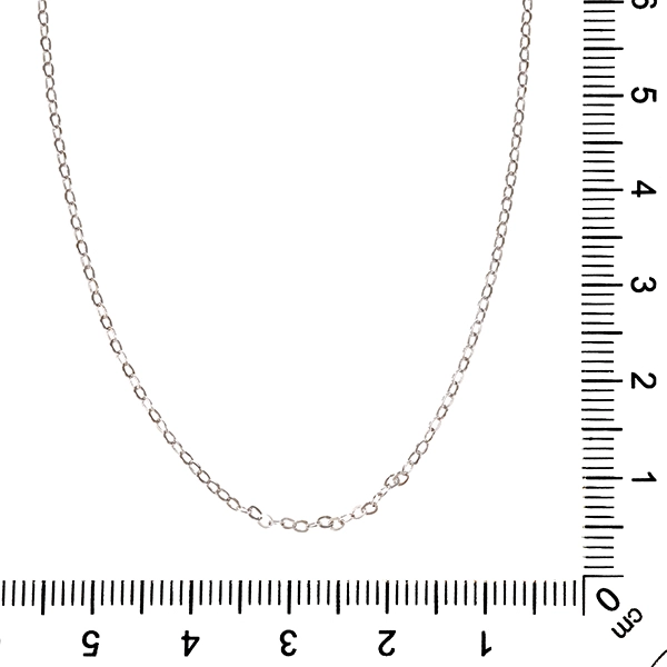 Collierkette, 8K, Weißgold