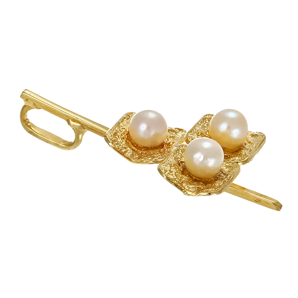 Anhänger, 14K, Gelbgold, Perlen