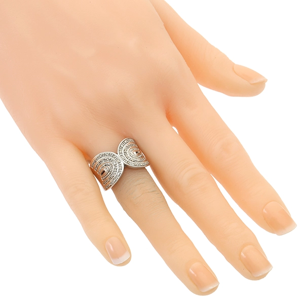 Diamantring, 14K, Weißgold, Diamanten 1,25 ct