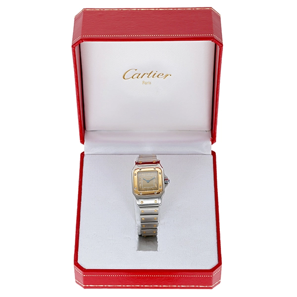 Damenuhr Cartier 'Santos Galbée' Quartz