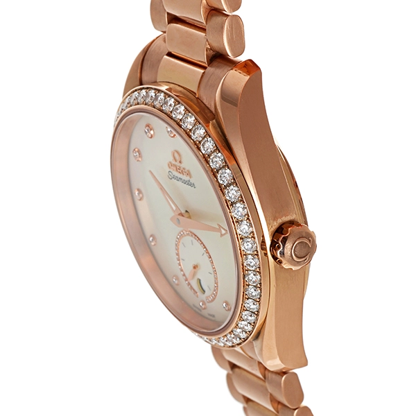 Damenuhr, Omega 'Seamaster Aqua Terra' Sedna Gold