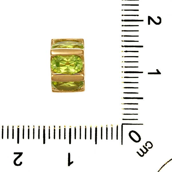Anhänger, 9K, Gelbgold, Peridot