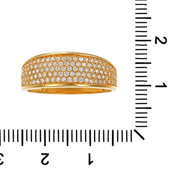 Ring, 8K, Gelbgold, Zirkonia
