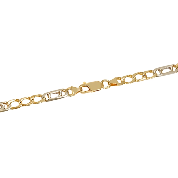 Kette, 18K, Gelb-/Weißgold, L51cm