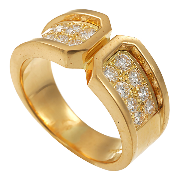 Diamantring, 18K, Gelbgold, Brillanten 1,00 ct