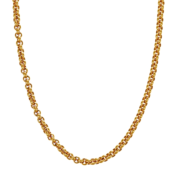 Goldkette, 18K, Gelbgold, Erbs-