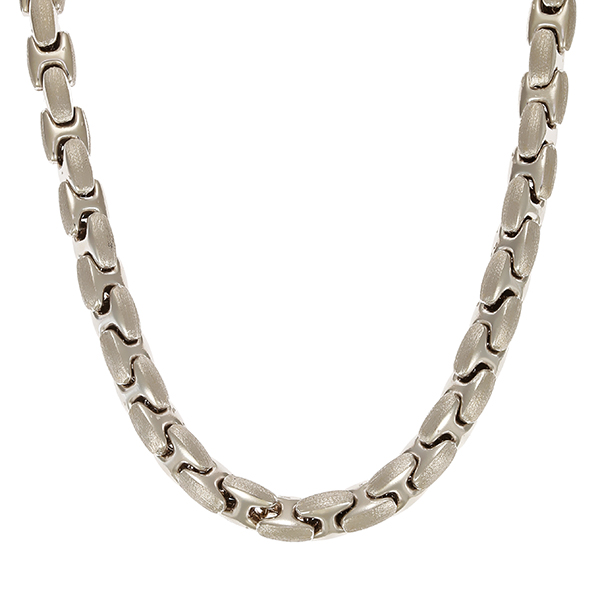 Kette, 14K, Weißgold