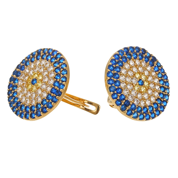 Steckhänger, 14K, Gelbgold, Schmucksteine