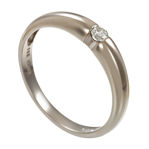 Diamantring, 14K, Weißgold, Brillant