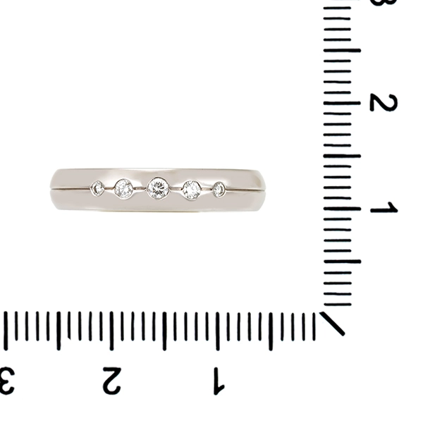 Diamantring, 14K, Weißgold, Brillanten