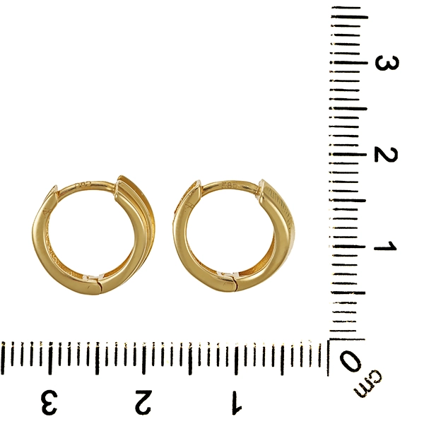 Creolen, 14K, Gelbgold