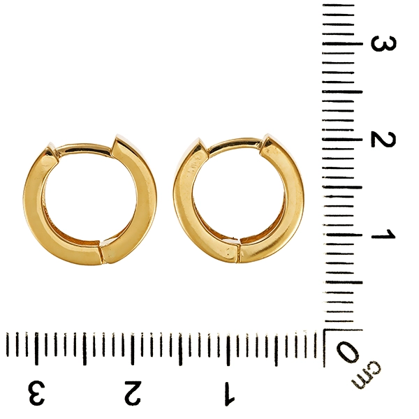 Creolen, 14K, Gelbgold