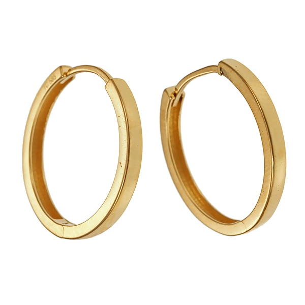 Creolen, 14K, Gelbgold