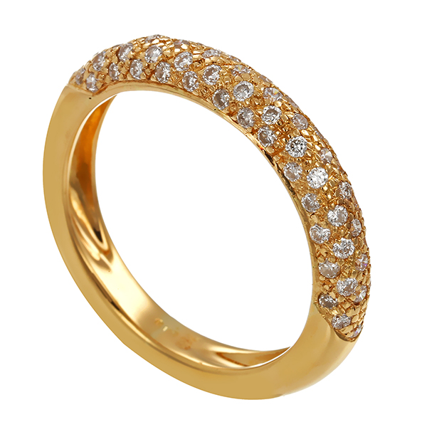 Ring, 18K, Gelbgold, Brillanten