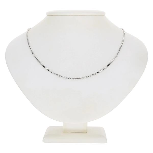 Kette, 14K, Weißgold