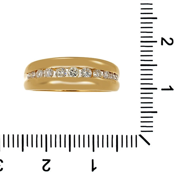Diamantring, 18K, Gelbgold, Brillanten 0,36 ct