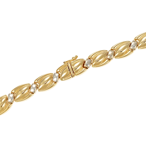 Collier, 14K, Gelb-/Weißgold