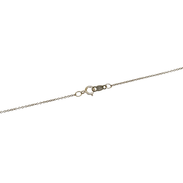 Collier, 14K, Weißgold, Brillanten