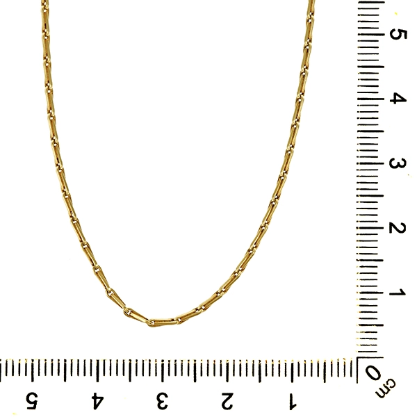 Collierkette, 14K, Gelbgold, Haferkorn-