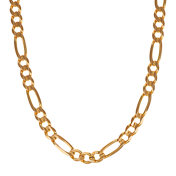 Kette, 14K, Gelbgold, Figaro-