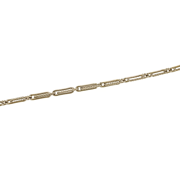 Kette, 14K, Weißgold, Endlos