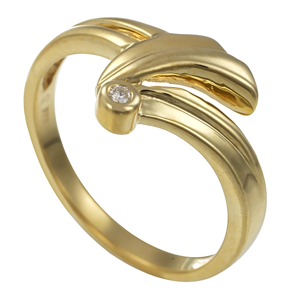 Diamantring, 8K, Gelbgold, Brillant