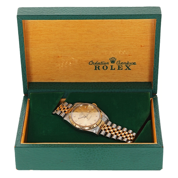 Herrenuhr, Rolex 'Datejust 36' Diamant Ziffernblatt