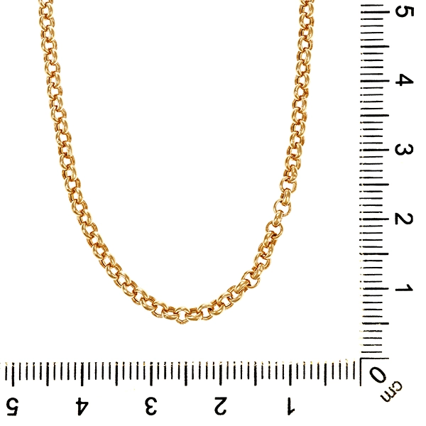 Collierkette, 14K, Gelbgold, Erbs-