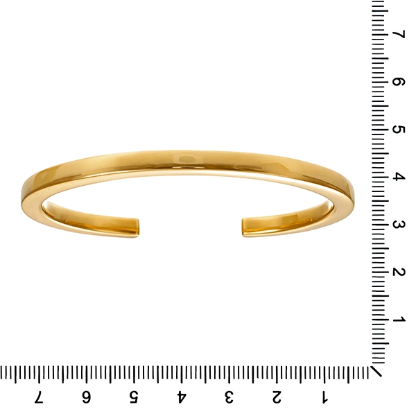 Armreif, 14K, Gelbgold