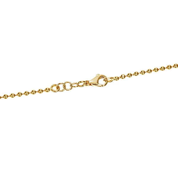 Collierkette, 18K, Gelbgold, Kugel.-, L41cm