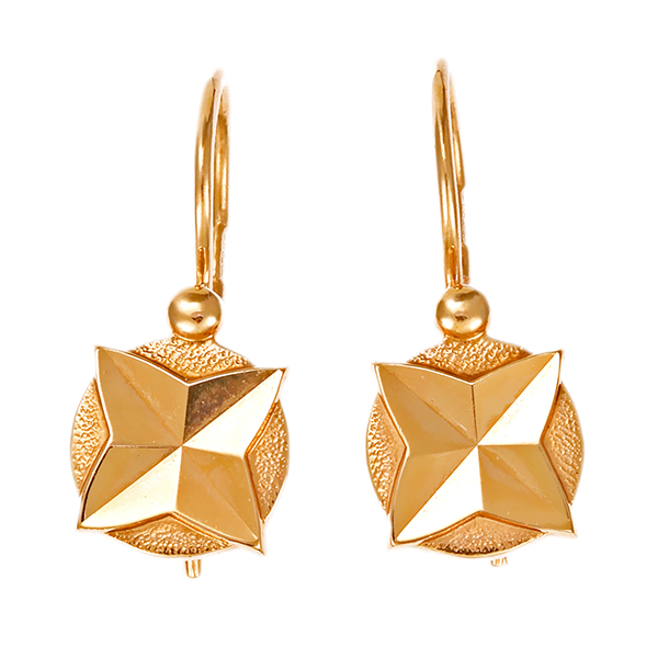 Ohrhänger, 14K, Rotgold