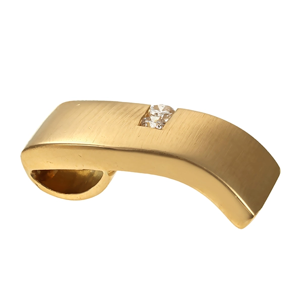 Anhänger, 18K, Gelbgold, Brillanten