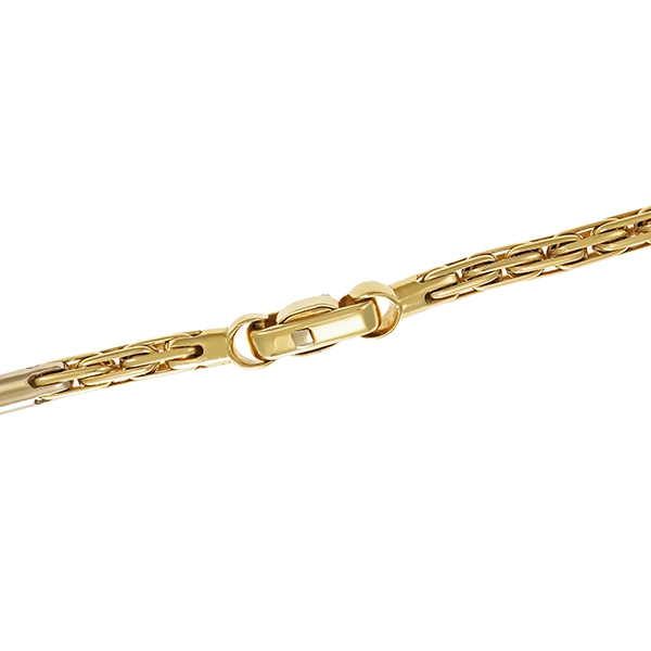 Collier, 14K, Gelbgold, Zopf