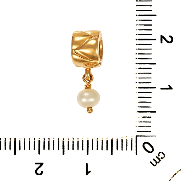 Anhänger, 14K, Gelbgold, Perle, Pandora