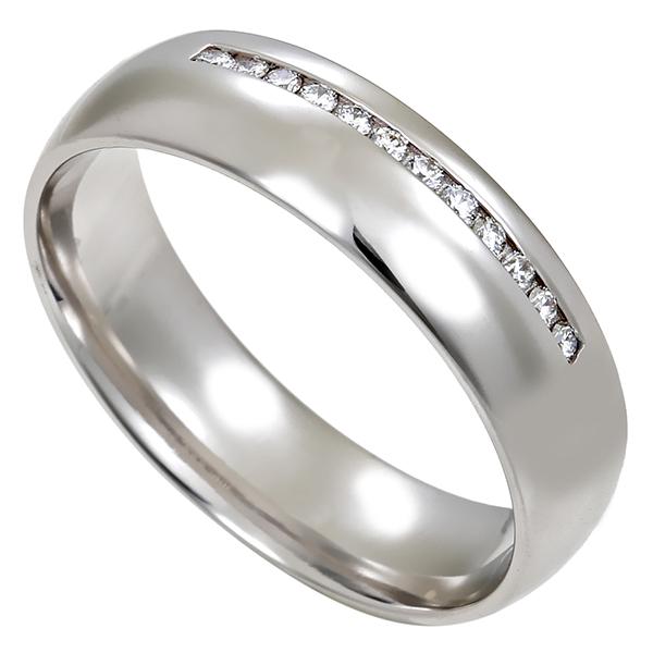 Diamantring, 14K, Weißgold, Brillanten
