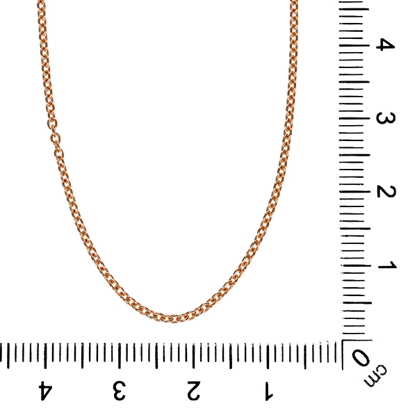 Collierkette, Anker-, 8K, Rotgold