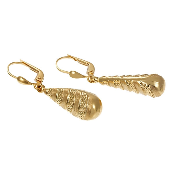 Ohrhänger, 14K, Gelbgold