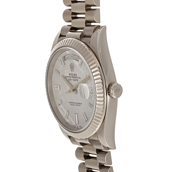 Herrenuhr Rolex Day-Date Meteorite Diamant Automatik